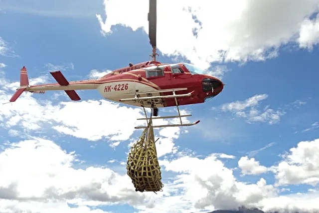 Transporte de Carga en Helicóptero